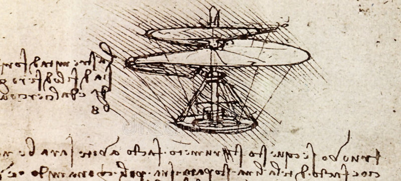 Da Vinci's helicopter