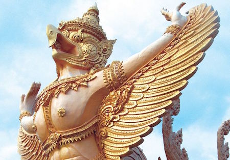 Garuda, the carrier of Vishnu